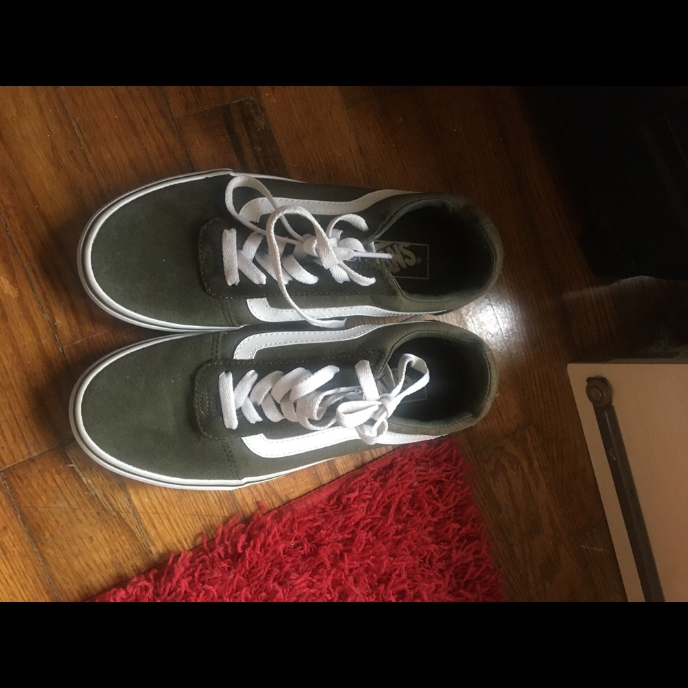 green old skool vans